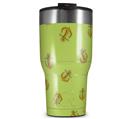 WraptorSkinz Skin Wrap compatible with 2017 and newer RTIC Tumblers 30oz Anchors Away Sage Green (TUMBLER NOT INCLUDED)