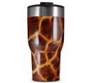 WraptorSkinz Skin Wrap compatible with 2017 and newer RTIC Tumblers 30oz Fractal Fur Giraffe (TUMBLER NOT INCLUDED)