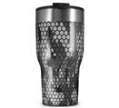 WraptorSkinz Skin Wrap compatible with 2017 and newer RTIC Tumblers 30oz HEX Mesh Camo 01 Gray (TUMBLER NOT INCLUDED)