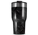 WraptorSkinz Skin Wrap compatible with 2017 and newer RTIC Tumblers 30oz Diamond Plate Metal 02 Black (TUMBLER NOT INCLUDED)