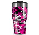 WraptorSkinz Skin Wrap compatible with 2017 and newer RTIC Tumblers 30oz WraptorCamo Digital Camo Hot Pink (TUMBLER NOT INCLUDED)