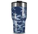 WraptorSkinz Skin Wrap compatible with 2017 and newer RTIC Tumblers 30oz WraptorCamo Digital Camo Navy (TUMBLER NOT INCLUDED)