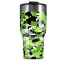 WraptorSkinz Skin Wrap compatible with 2017 and newer RTIC Tumblers 30oz WraptorCamo Digital Camo Neon Green (TUMBLER NOT INCLUDED)