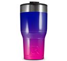 WraptorSkinz Skin Wrap compatible with 2017 and newer RTIC Tumblers 30oz Smooth Fades Hot Pink Blue (TUMBLER NOT INCLUDED)