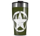 WraptorSkinz Skin Wrap compatible with 2017 and newer RTIC Tumblers 30oz Distressed Army Star (TUMBLER NOT INCLUDED)