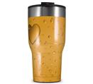 WraptorSkinz Skin Wrap compatible with 2017 and newer RTIC Tumblers 30oz Raining Orange (TUMBLER NOT INCLUDED)