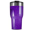 WraptorSkinz Skin Wrap compatible with 2017 and newer RTIC Tumblers 30oz Raining Purple (TUMBLER NOT INCLUDED)