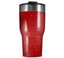 WraptorSkinz Skin Wrap compatible with 2017 and newer RTIC Tumblers 30oz Raining Red (TUMBLER NOT INCLUDED)