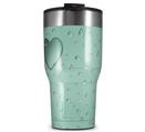 WraptorSkinz Skin Wrap compatible with 2017 and newer RTIC Tumblers 30oz Raining Seafoam Green (TUMBLER NOT INCLUDED)
