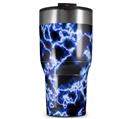 WraptorSkinz Skin Wrap compatible with 2017 and newer RTIC Tumblers 30oz Electrify Blue (TUMBLER NOT INCLUDED)
