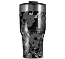 WraptorSkinz Skin Wrap compatible with 2017 and newer RTIC Tumblers 30oz WraptorCamo Old School Camouflage Camo Black (TUMBLER NOT INCLUDED)