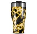 WraptorSkinz Skin Wrap compatible with 2017 and newer RTIC Tumblers 30oz Electrify Yellow (TUMBLER NOT INCLUDED)