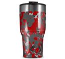 WraptorSkinz Skin Wrap compatible with 2017 and newer RTIC Tumblers 30oz WraptorCamo Old School Camouflage Camo Red (TUMBLER NOT INCLUDED)