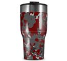 WraptorSkinz Skin Wrap compatible with 2017 and newer RTIC Tumblers 30oz WraptorCamo Old School Camouflage Camo Red Dark (TUMBLER NOT INCLUDED)