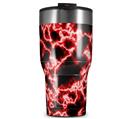 WraptorSkinz Skin Wrap compatible with 2017 and newer RTIC Tumblers 30oz Electrify Red (TUMBLER NOT INCLUDED)