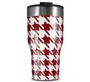 WraptorSkinz Skin Wrap compatible with 2017 and newer RTIC Tumblers 30oz Houndstooth Red Dark (TUMBLER NOT INCLUDED)