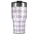 WraptorSkinz Skin Wrap compatible with 2017 and newer RTIC Tumblers 30oz Houndstooth Lavender (TUMBLER NOT INCLUDED)