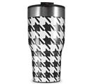 WraptorSkinz Skin Wrap compatible with 2017 and newer RTIC Tumblers 30oz Houndstooth Dark Gray (TUMBLER NOT INCLUDED)