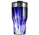 WraptorSkinz Skin Wrap compatible with 2017 and newer RTIC Tumblers 30oz Lightning Blue (TUMBLER NOT INCLUDED)