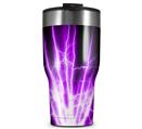 WraptorSkinz Skin Wrap compatible with 2017 and newer RTIC Tumblers 30oz Lightning Purple (TUMBLER NOT INCLUDED)