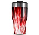 WraptorSkinz Skin Wrap compatible with 2017 and newer RTIC Tumblers 30oz Lightning Red (TUMBLER NOT INCLUDED)