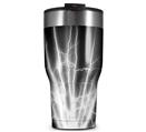 WraptorSkinz Skin Wrap compatible with 2017 and newer RTIC Tumblers 30oz Lightning White (TUMBLER NOT INCLUDED)
