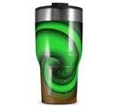 WraptorSkinz Skin Wrap compatible with 2017 and newer RTIC Tumblers 30oz Alecias Swirl 01 Green (TUMBLER NOT INCLUDED)