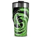 WraptorSkinz Skin Wrap compatible with 2017 and newer RTIC Tumblers 30oz Alecias Swirl 02 Green (TUMBLER NOT INCLUDED)