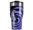 WraptorSkinz Skin Wrap compatible with 2017 and newer RTIC Tumblers 30oz Alecias Swirl 02 Blue (TUMBLER NOT INCLUDED)