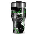 WraptorSkinz Skin Wrap compatible with 2017 and newer RTIC Tumblers 30oz Abstract 02 Green (TUMBLER NOT INCLUDED)