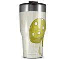 WraptorSkinz Skin Wrap compatible with 2017 and newer RTIC Tumblers 30oz Mushrooms Yellow (TUMBLER NOT INCLUDED)