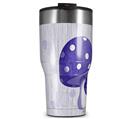 WraptorSkinz Skin Wrap compatible with 2017 and newer RTIC Tumblers 30oz Mushrooms Purple (TUMBLER NOT INCLUDED)
