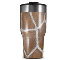 WraptorSkinz Skin Wrap compatible with 2017 and newer RTIC Tumblers 30oz Giraffe 02 (TUMBLER NOT INCLUDED)