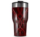 WraptorSkinz Skin Wrap compatible with 2017 and newer RTIC Tumblers 30oz Abstract 01 Red (TUMBLER NOT INCLUDED)