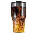 WraptorSkinz Skin Wrap compatible with 2017 and newer RTIC Tumblers 30oz Open Fire (TUMBLER NOT INCLUDED)