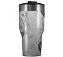 WraptorSkinz Skin Wrap compatible with 2017 and newer RTIC Tumblers 30oz Feminine Yin Yang Gray (TUMBLER NOT INCLUDED)