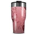 WraptorSkinz Skin Wrap compatible with 2017 and newer RTIC Tumblers 30oz Feminine Yin Yang Red (TUMBLER NOT INCLUDED)