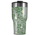 WraptorSkinz Skin Wrap compatible with 2017 and newer RTIC Tumblers 30oz Victorian Design Green (TUMBLER NOT INCLUDED)