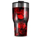 WraptorSkinz Skin Wrap compatible with 2017 and newer RTIC Tumblers 30oz Skulls Confetti Red (TUMBLER NOT INCLUDED)