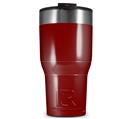 WraptorSkinz Skin Wrap compatible with 2017 and newer RTIC Tumblers 30oz Solids Collection Red Dark (TUMBLER NOT INCLUDED)