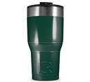 WraptorSkinz Skin Wrap compatible with 2017 and newer RTIC Tumblers 30oz Solids Collection Hunter Green (TUMBLER NOT INCLUDED)