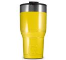 WraptorSkinz Skin Wrap compatible with 2017 and newer RTIC Tumblers 30oz Solids Collection Yellow (TUMBLER NOT INCLUDED)