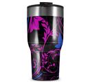 WraptorSkinz Skin Wrap compatible with 2017 and newer RTIC Tumblers 30oz Twisted Garden Hot Pink and Blue (TUMBLER NOT INCLUDED)