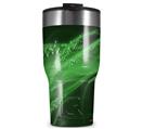 WraptorSkinz Skin Wrap compatible with 2017 and newer RTIC Tumblers 30oz Mystic Vortex Green (TUMBLER NOT INCLUDED)