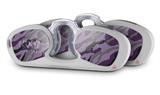 Decal Style Vinyl Skin Wrap 2 Pack for Nooz Glasses Rectangle Case Camouflage Purple  (NOOZ NOT INCLUDED)