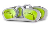 Decal Style Vinyl Skin Wrap 2 Pack for Nooz Glasses Rectangle Case Softball  (NOOZ NOT INCLUDED)