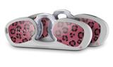 Decal Style Vinyl Skin Wrap 2 Pack for Nooz Glasses Rectangle Case Leopard Skin Pink  (NOOZ NOT INCLUDED)
