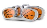 Decal Style Vinyl Skin Wrap 2 Pack for Nooz Glasses Rectangle Case Basketball  (NOOZ NOT INCLUDED)
