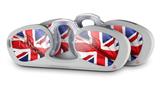 Decal Style Vinyl Skin Wrap 2 Pack for Nooz Glasses Rectangle Case Union Jack 01  (NOOZ NOT INCLUDED)