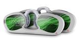 Decal Style Vinyl Skin Wrap 2 Pack for Nooz Glasses Rectangle Case Mystic Vortex Green  (NOOZ NOT INCLUDED)